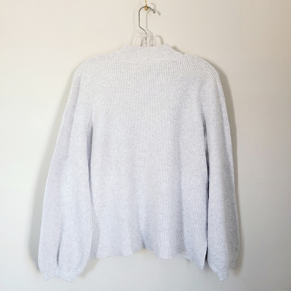 Kaisely Mock neck rib sweater - Picture 2 of 8